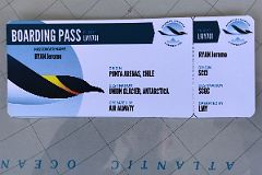 01B I Received My Boarding Pass For The Air Almaty Flight From Punta Arenas To Union Glacier In Antarctica At Antarctic Logistics and Expeditions Office.jpg